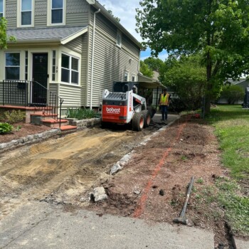 Residential Driveway Repave & Widening, Stoneham MA